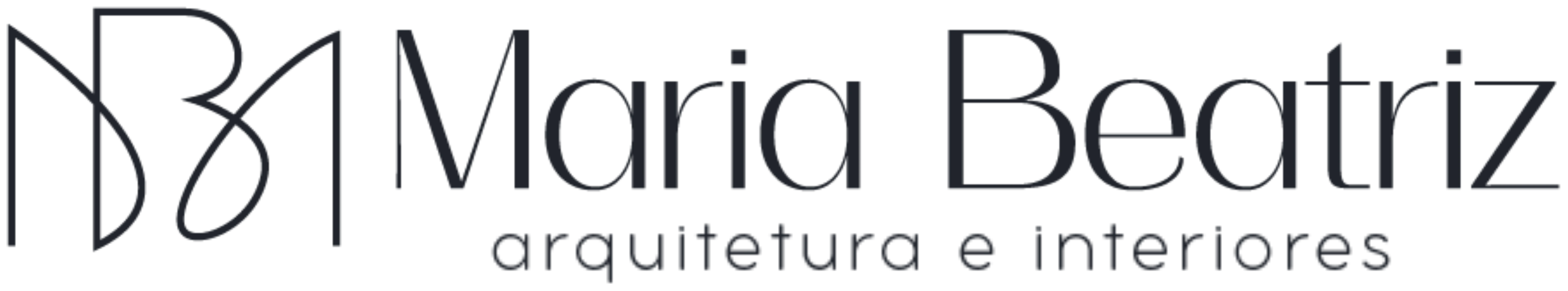Logotipo MB Arquitetura e Interiores. Logo Arquiteta Maria Beatriz